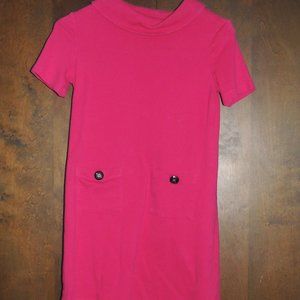 Basic Editions Cowl Neck Short Sleeved Tunic